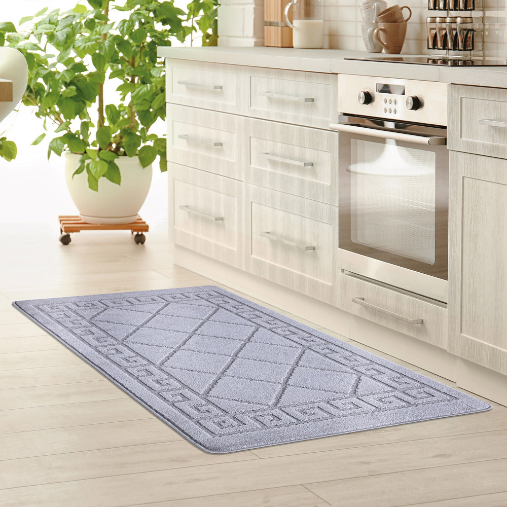 Smart Living Tribela Dark Grey Gel Back Non-Slip Mat 80 x 300cm Image 3