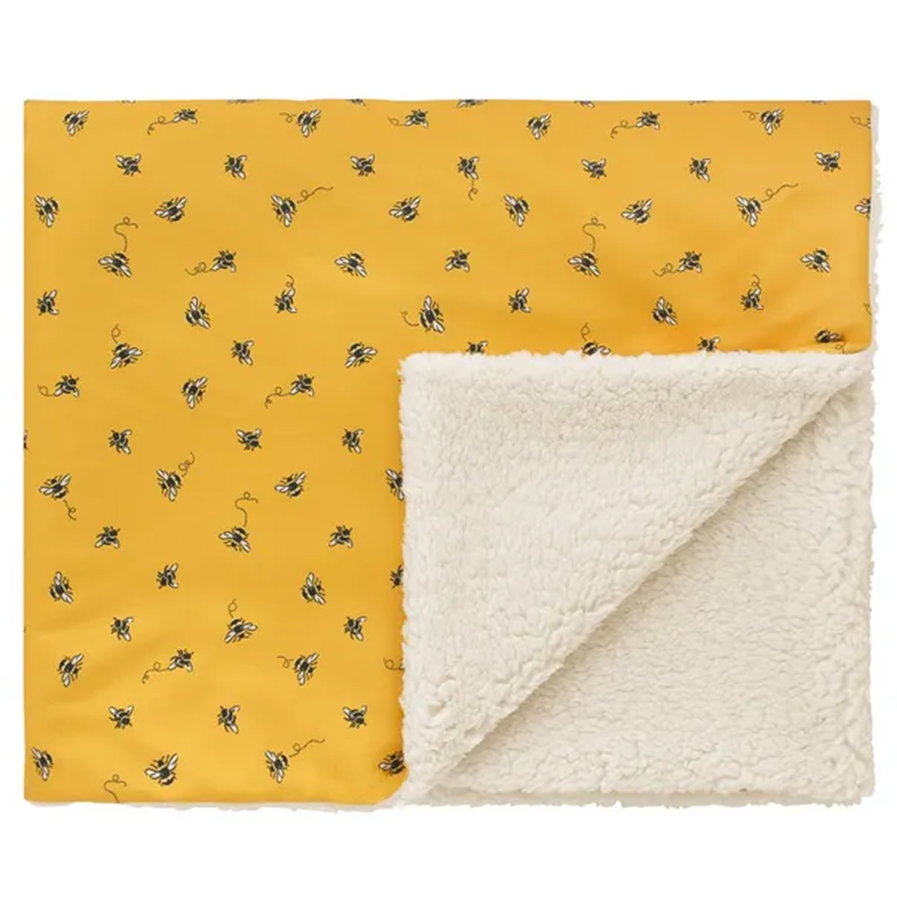 Cath Kidston Yellow Bees Plush Pet Blanket Image 2