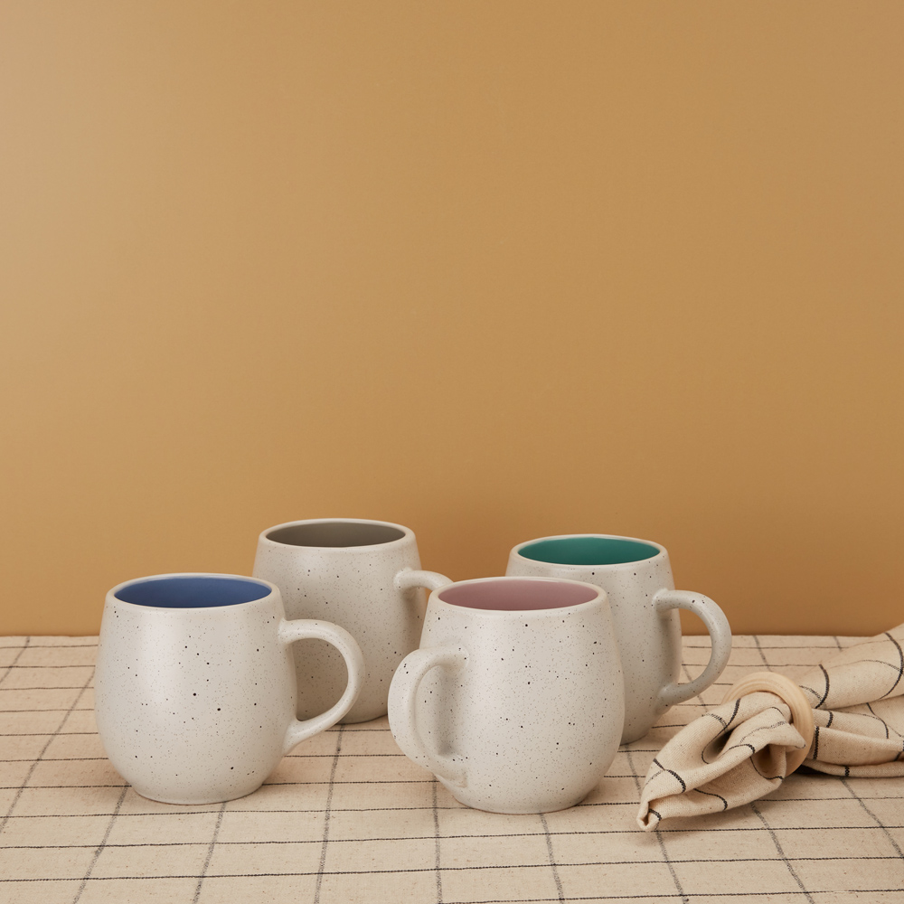 Waterside Speckled Hug Mugs Set of 4 Image 2