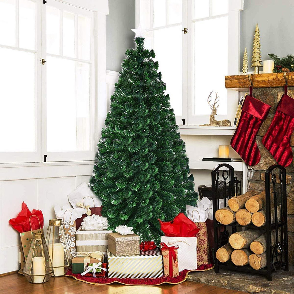 Shatchi Nebula Fibre Optic Artificial Christmas Tree 3ft Image 2