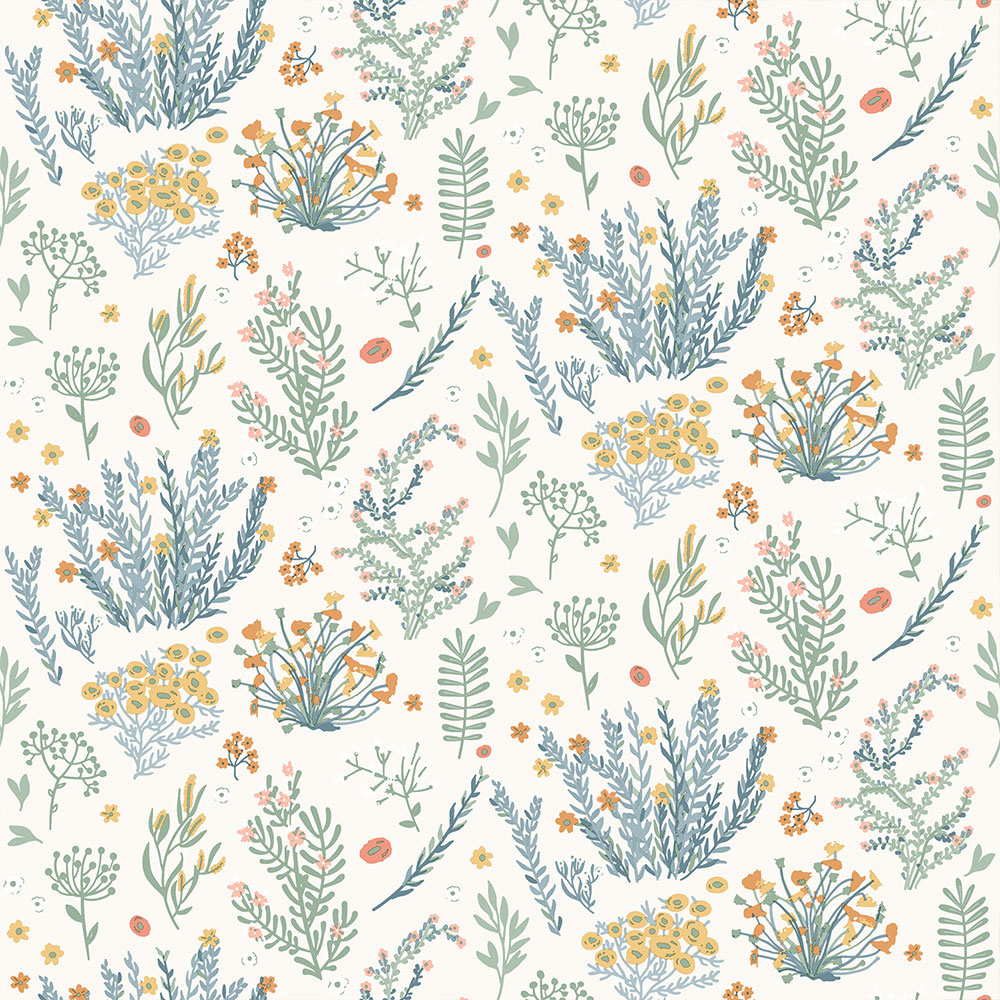 Muriva Wild Meadow Multicolour Wallpaper Image 1