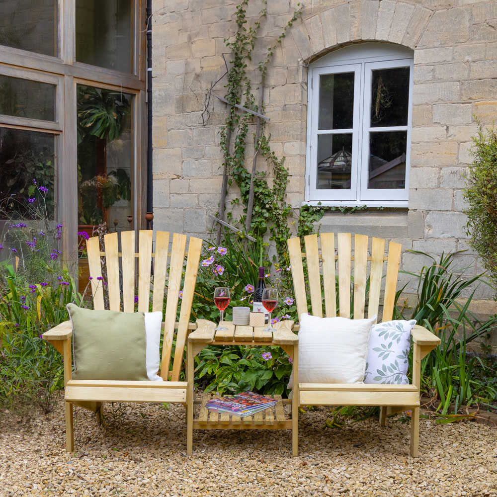 Forest Garden Florida 2 Seater Love Seat Image 6