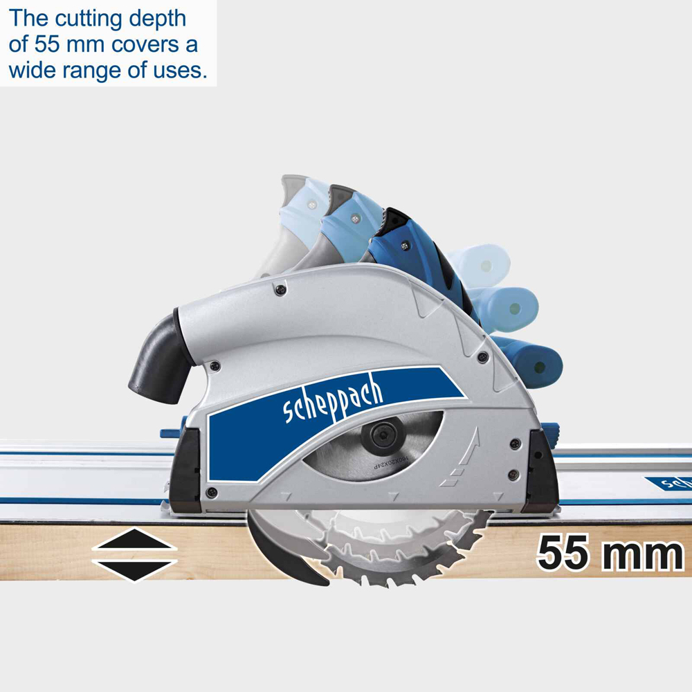 Scheppach PL55 160mm Blade Plunge Saw 1200W Image 6