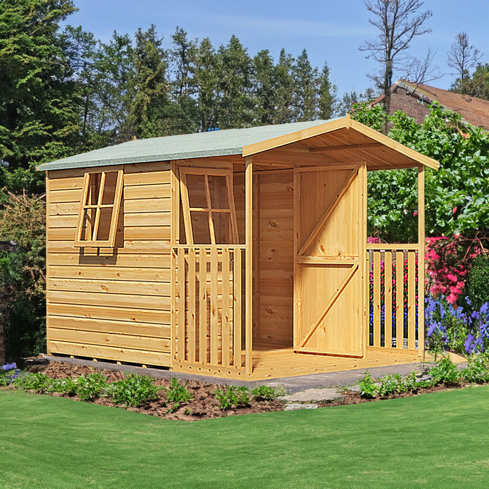 Shire Rothesay 7 x 9ft Shiplap Apex Garden Shed Image 2