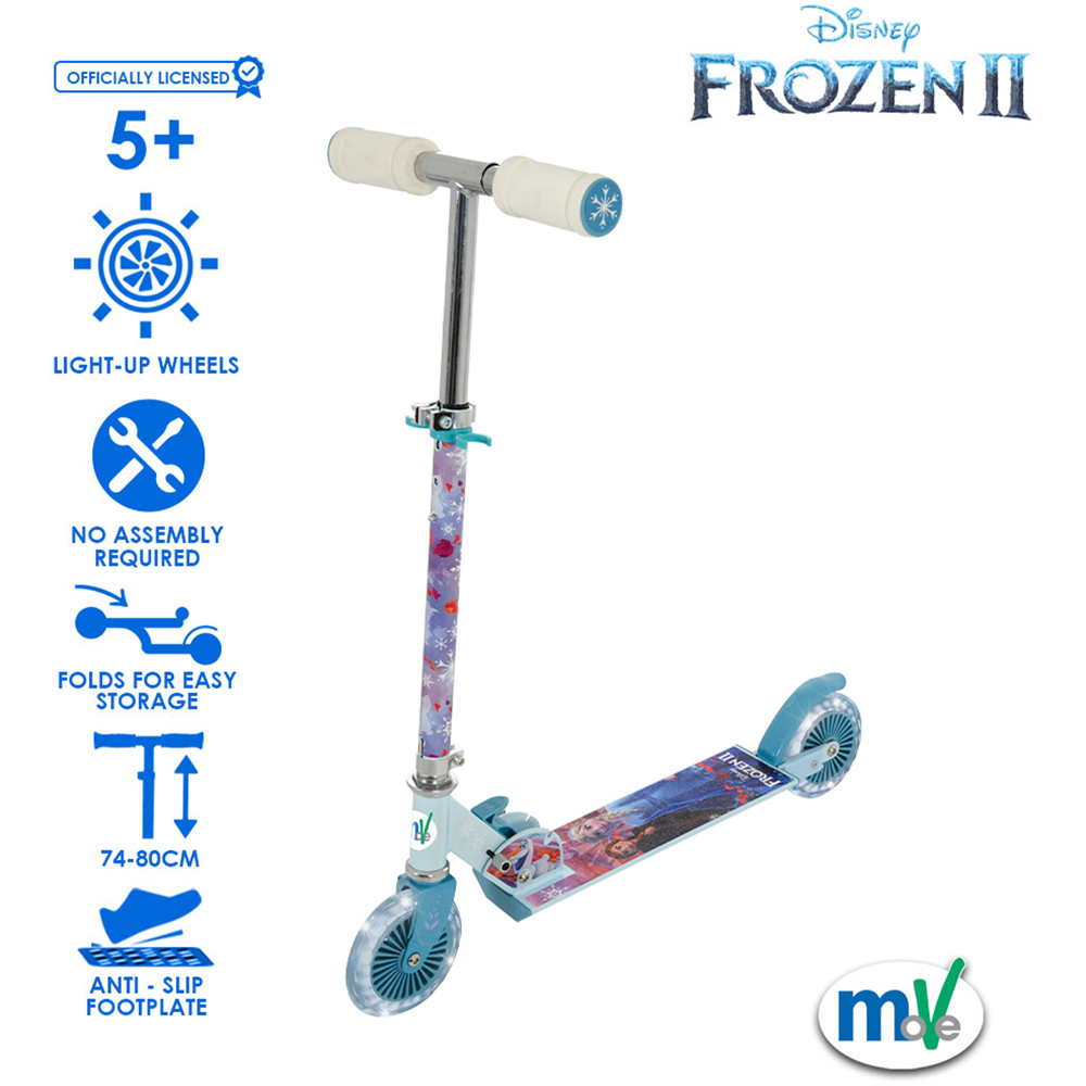 MoVe Frozen 2 Folding Inline Scooter with Light Up Wheels Image 5
