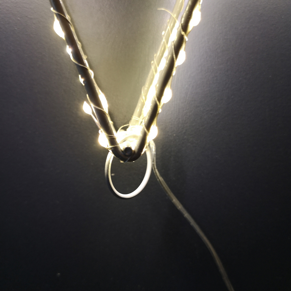 Samuel Alexander Warm White Dewdrop Open Star LED Christmas Decoration 38cm Image 3