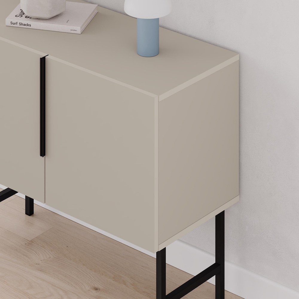 Decortie Tona 2 Door Sandstone Console Table Image 3