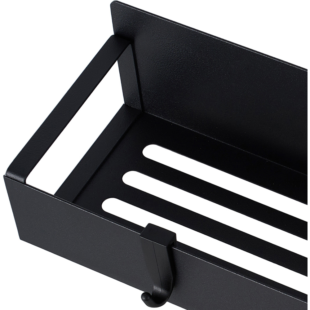 Living and Home 2-Piece Large Black Magnetic Storage Rack Set Image 7