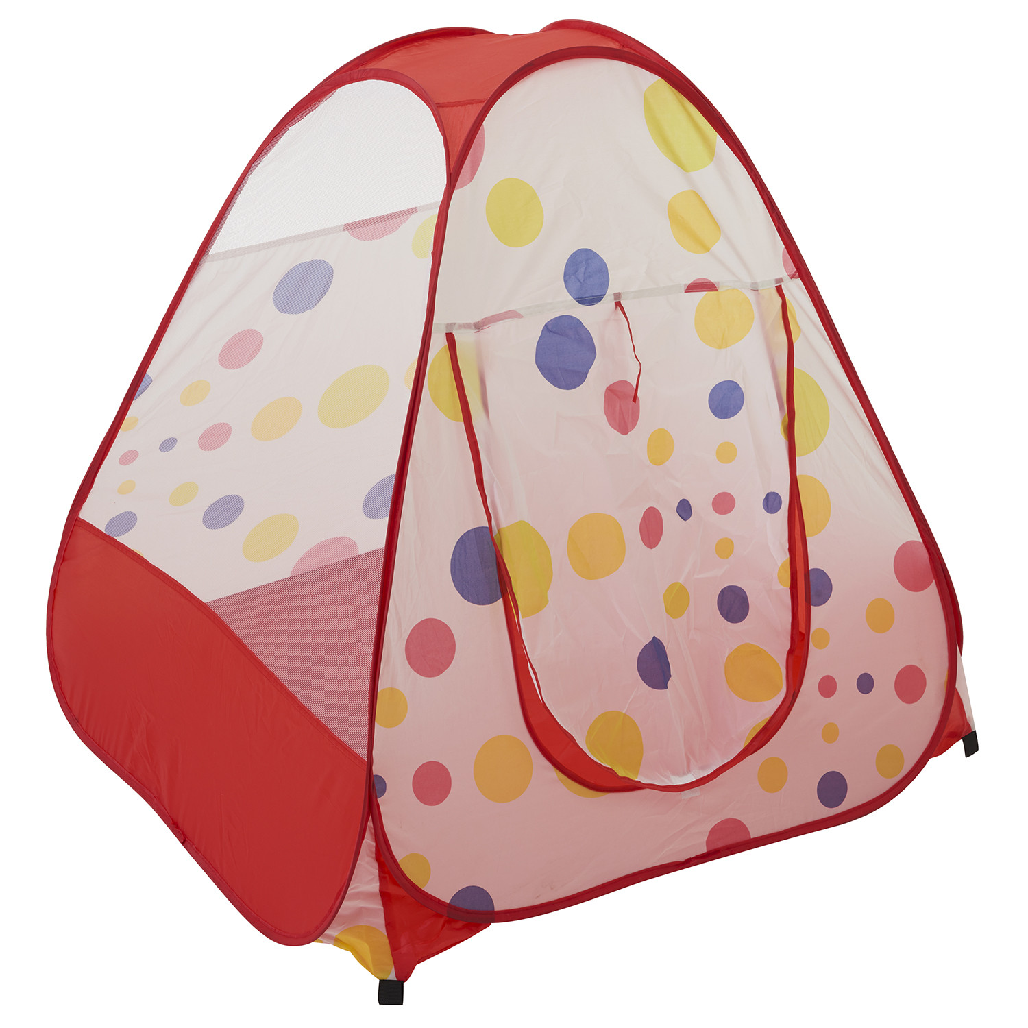 Red Spotty Pop Up Play Tent Image 3