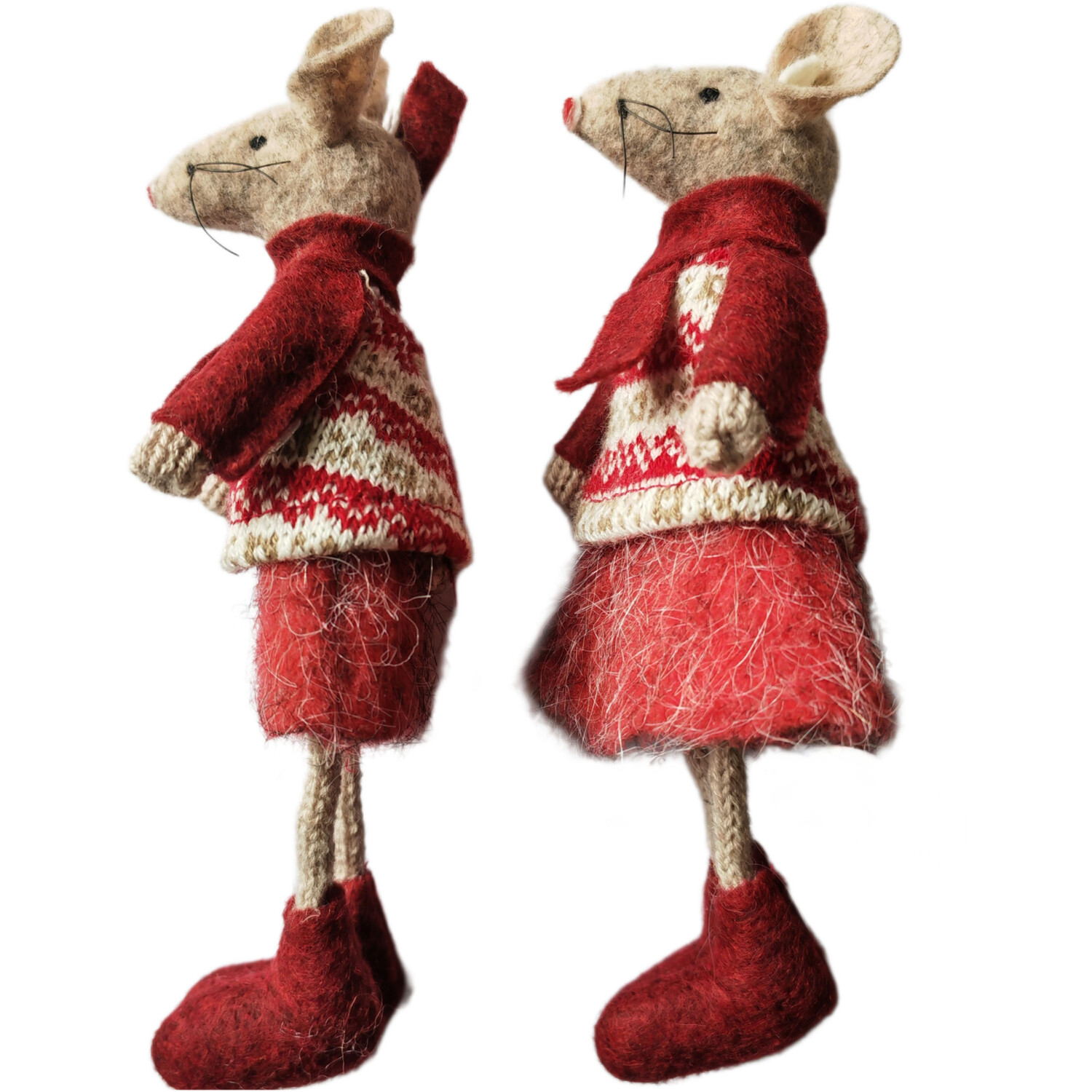 Hanging Fairisle Mouse Multicolour Image 3