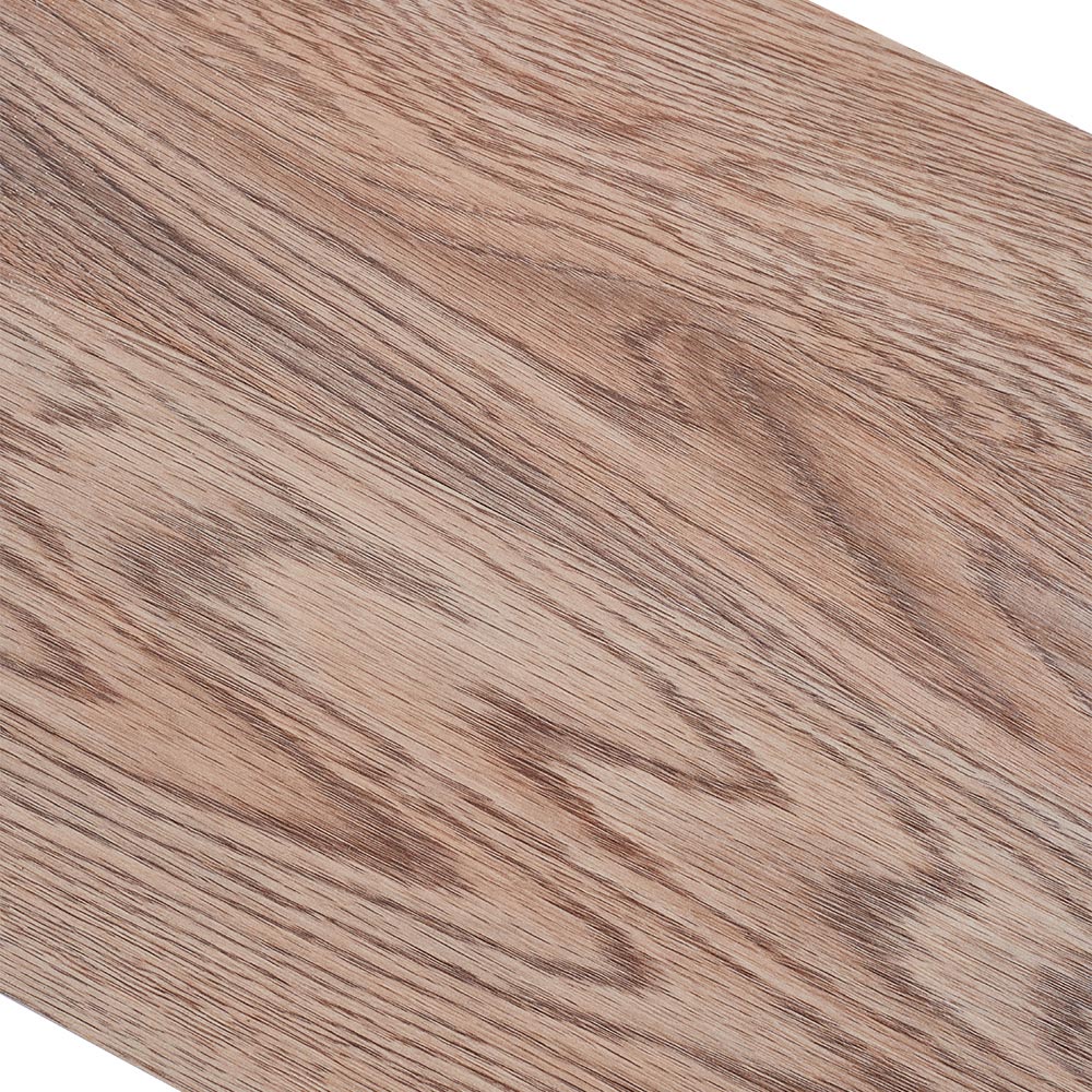Living and Home Brown Rustic Wood Grain Rectangle PVC Flooring Self Adhesive 36 Pack Image 5