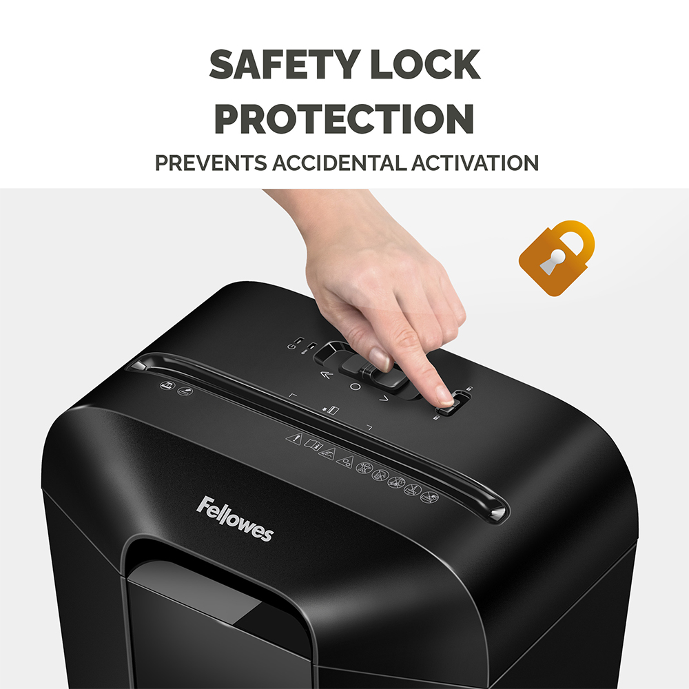Fellowes Powershred LX41 Mini Cut Paper Shredder Image 6