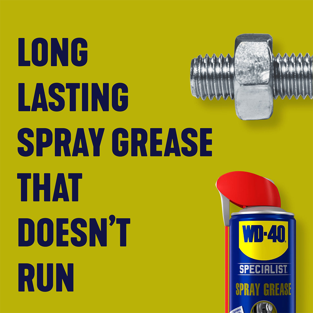 WD-40 Specialist High Performance Lubrication Grease Spray 400ml 3 Pack Image 7