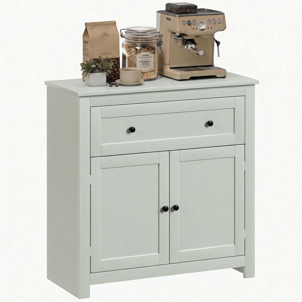 Portland 2 Door Single Drawer Green Sideboard Image 2