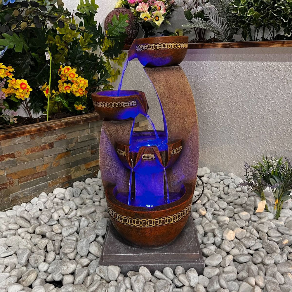 Tranquillity Kanthoros Solar Powered LED Water Feature Image 2