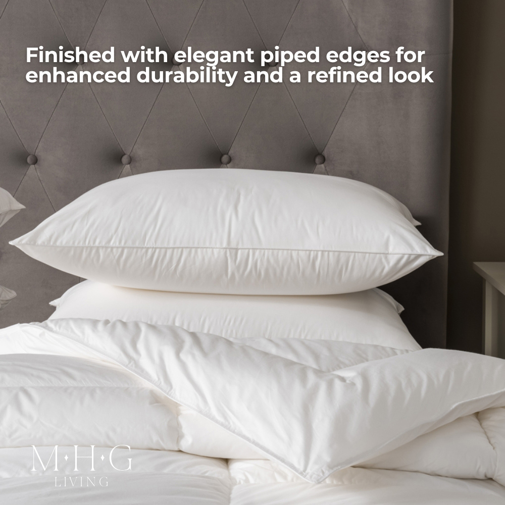 MHG Living Piped Edge Cotton Pillow Image 4