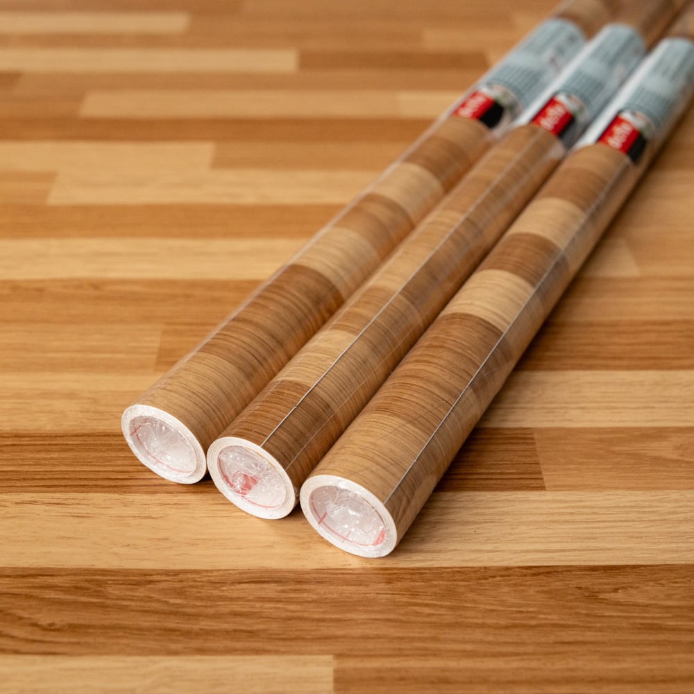 d-c-fix Modern Butcherblock Self-Adhesive Plastic Vinyl Wrap Film 67.5cm x 2m 3 Pack Image 2