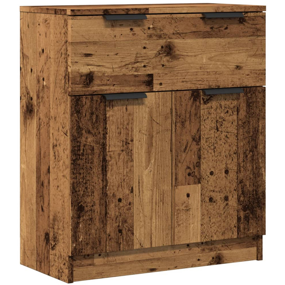 vidaXL 2 Door 2 Drawer Old Wood Sideboard Image 2