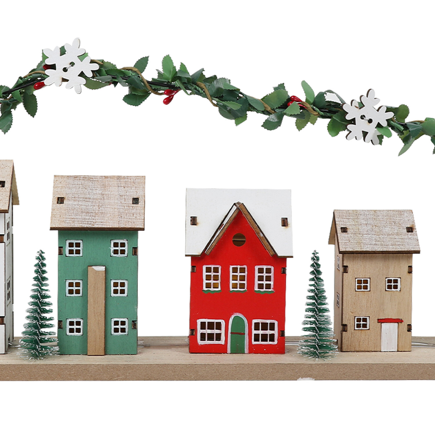 LED Wooden House Scene - Neutral Image 2