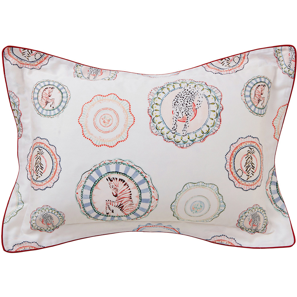 Yvonne Ellen Super King Size Multicolour Vintage Plates Duvet Set Image 2