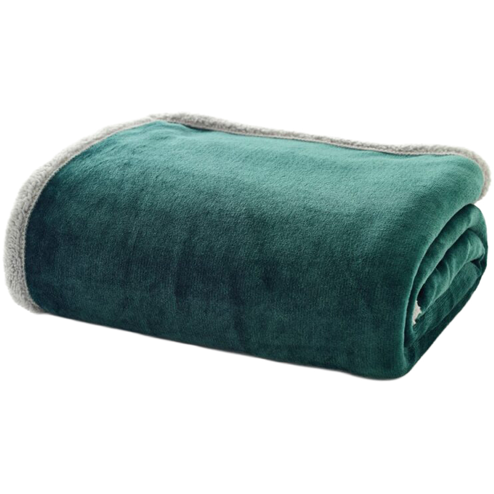 Deyongs Hazelwood Forest Green Throw 130 x 170cm Image 1