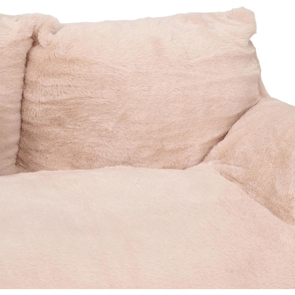 H&O Direct Large Light Brown Washable Cat Lounger Sofa Bed Image 5