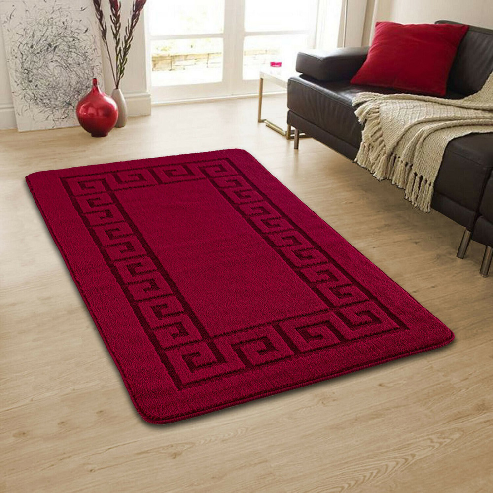 Smart Living Red Plain Gel Back Non-Slip Mat 60 x 220cm Image 3