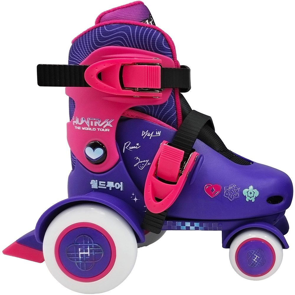 K-Pop Demon Hunters Takedown Kids Adjustable Big Wheel Skates Image 4