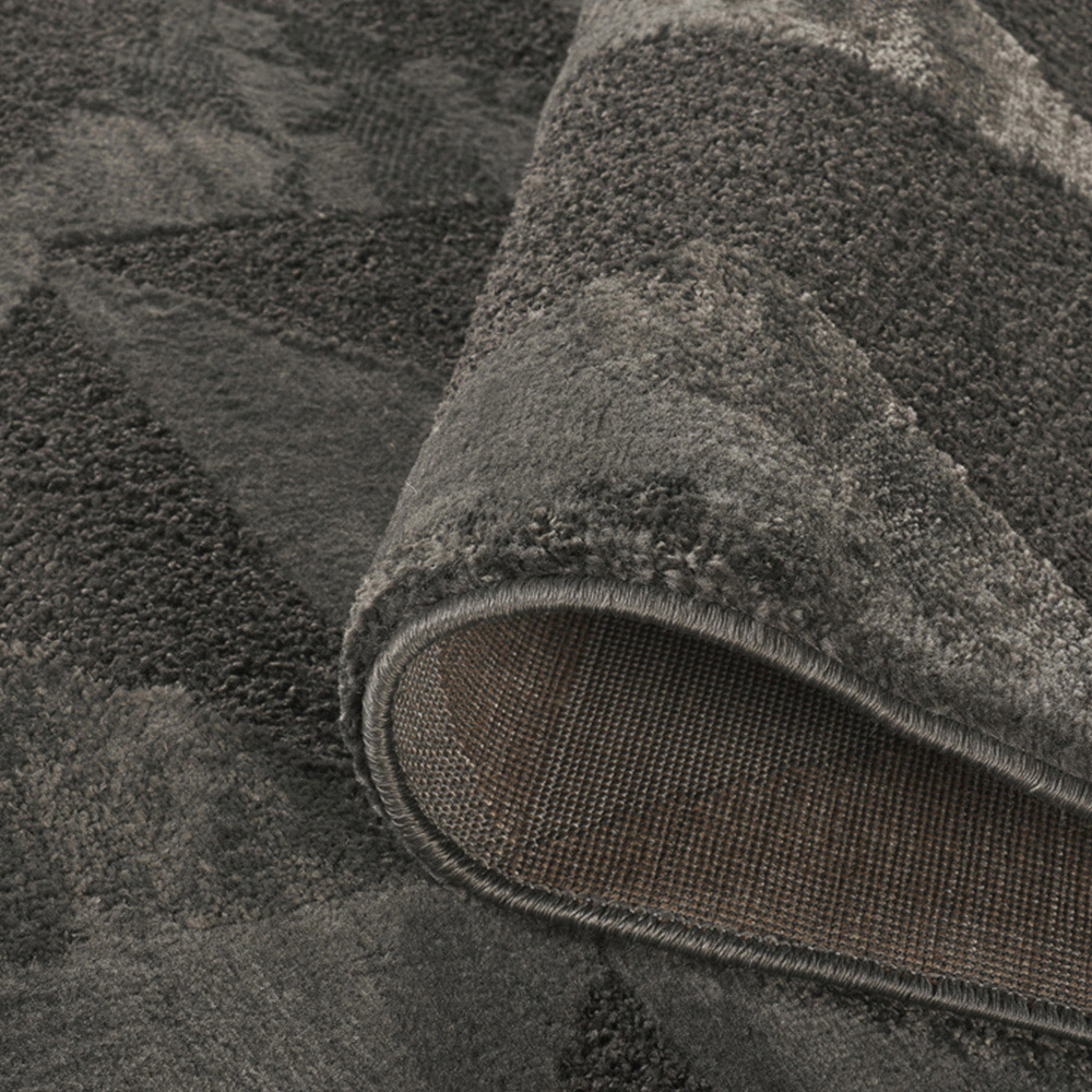 Desire Rugs Hamilton Dark Grey Geometric Triangle Mosaic Rug 160 x 230cm Image 4