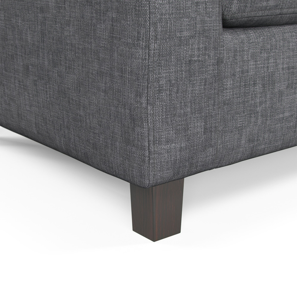 York 4 Seater Grey Turin Sofa Suite Image 5