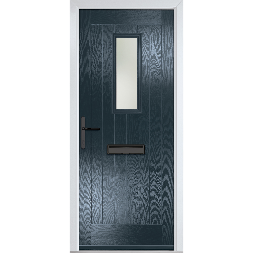 Crystal-Direct Sunningdale Anthracite Grey GRP Stipolytte Right Hand Open Front Door 2090 x 890mm Image 1