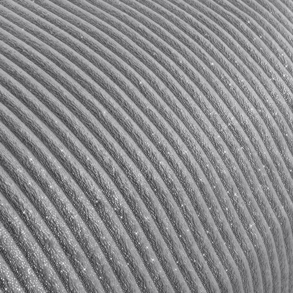 Velosso Single Silver Glitter Cord Duvet Set Image 3