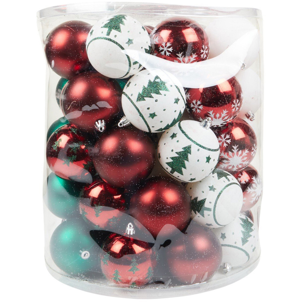 Set of 70 Santa's Chalet Bauble Drum Image 7