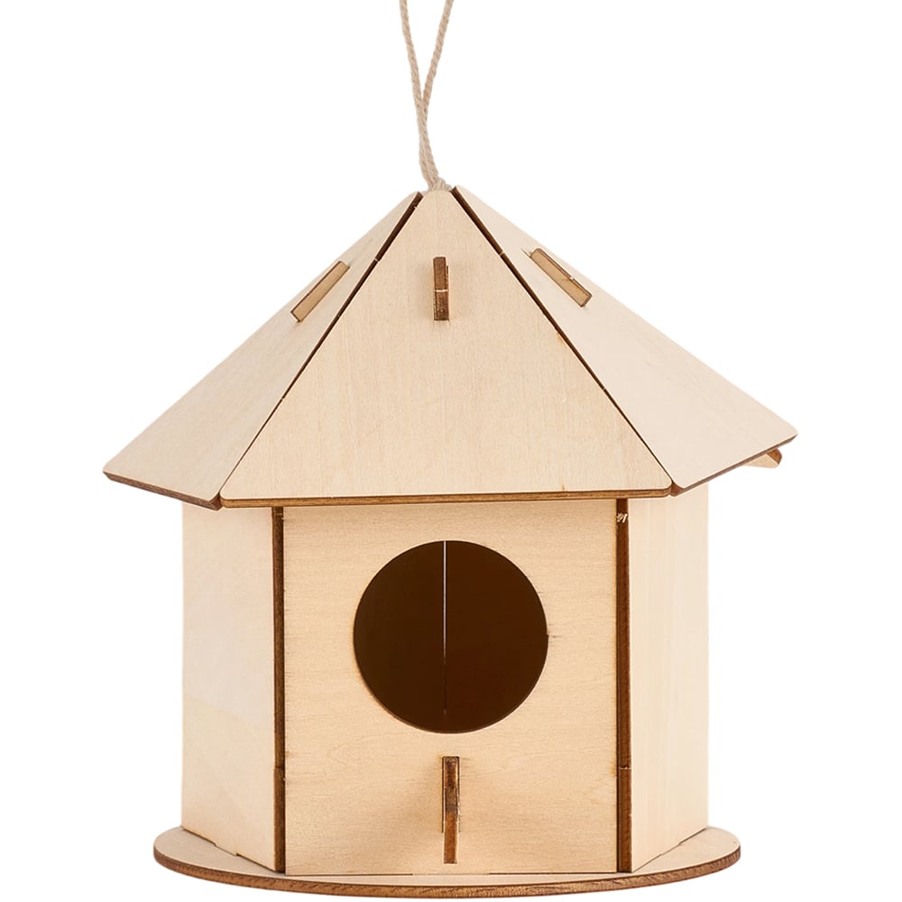 H&O Direct Kids DIY Wooden Birdhouse Art and Craft Kit 2 Pack Image 3