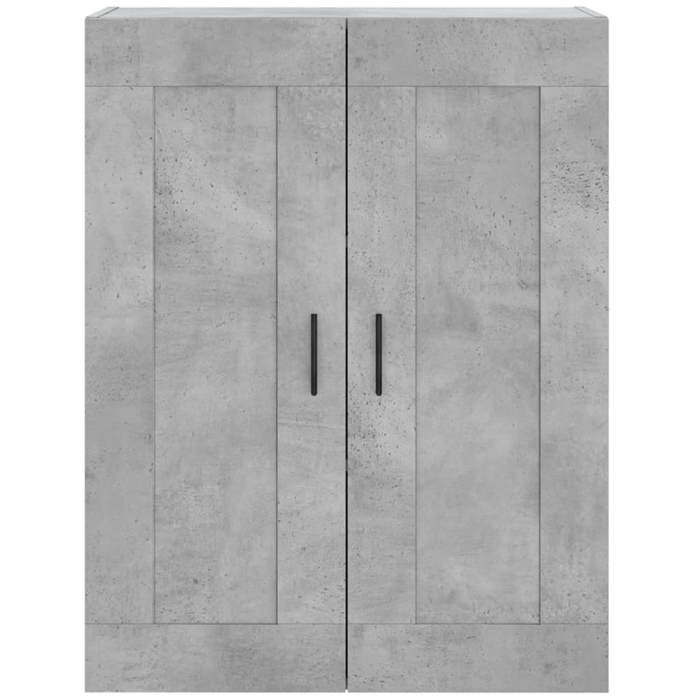 vidaXL 4 Door Concrete Grey Highboard Image 6