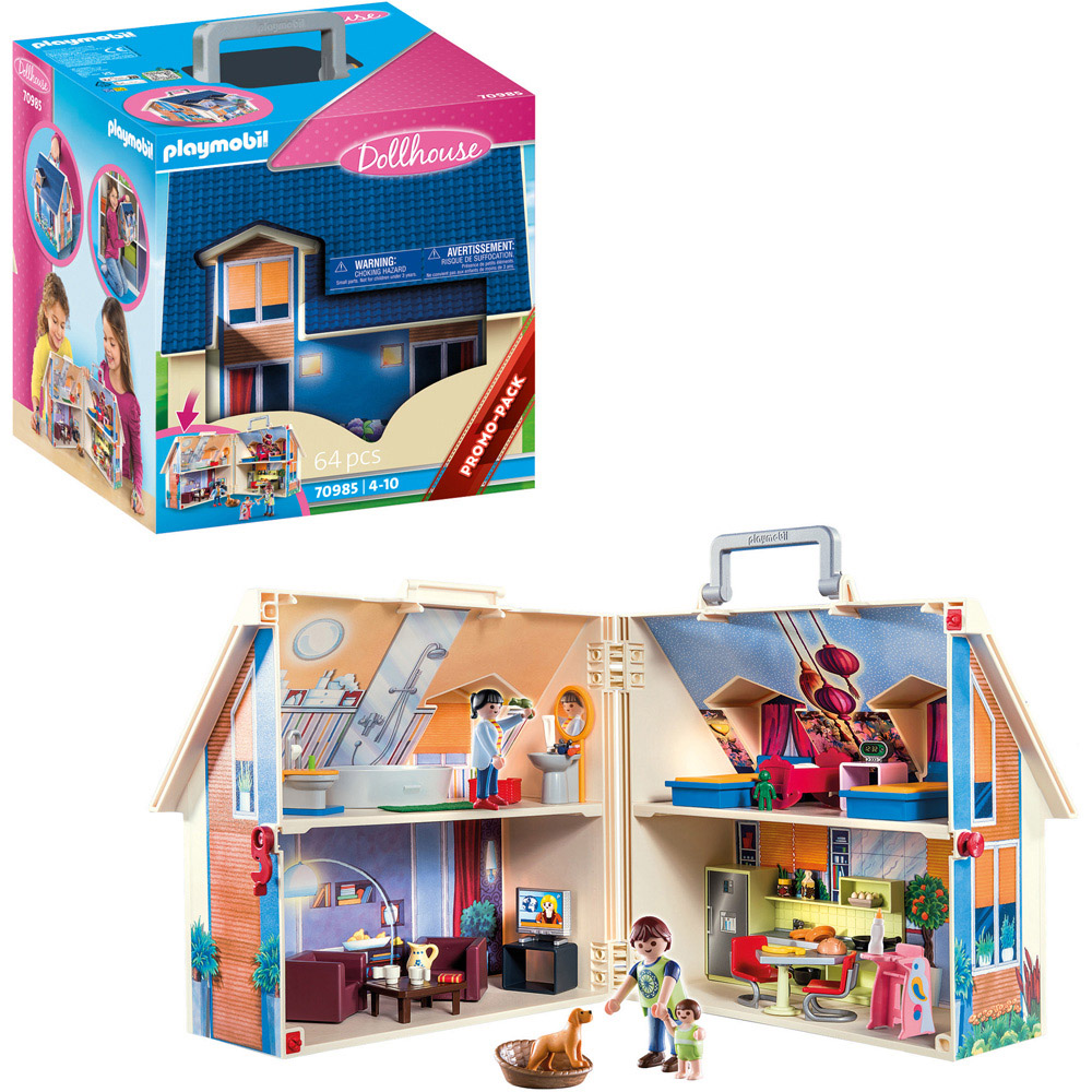 Playmobil Take Along Dollhouse Playset 64 Piece Image 4
