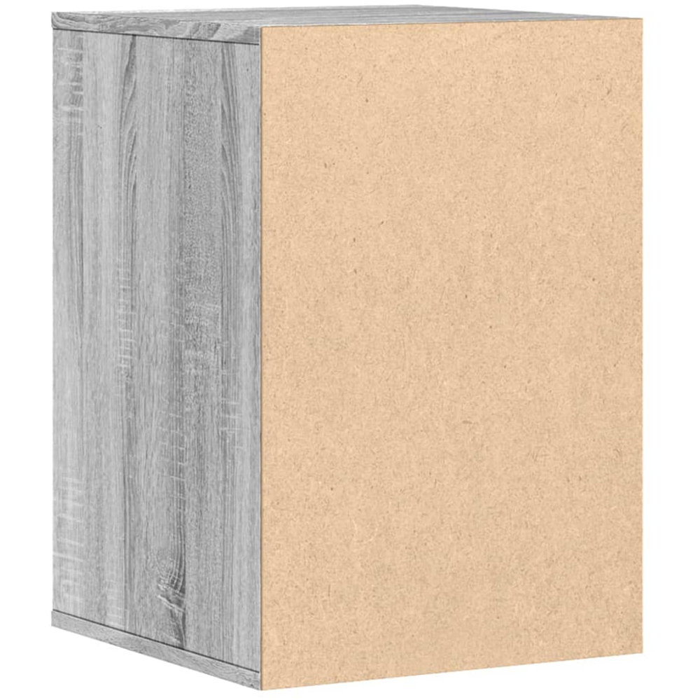 vidaXL 3 Drawer Grey Sonoma Oak Wooden Chest of Drawers Image 6