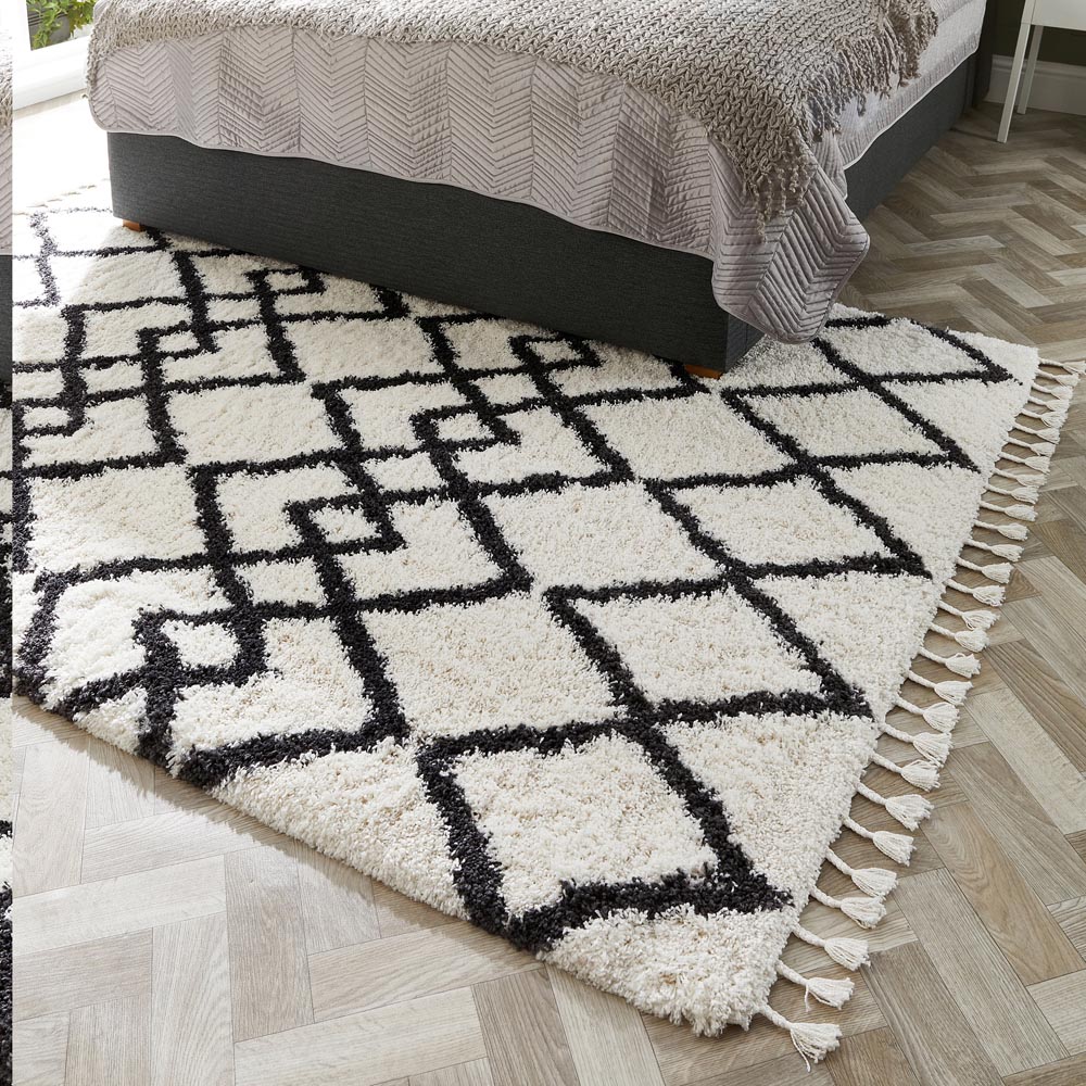 Origins Morocco Ivory and Charcoal Rug 80 x 150cm Image 2