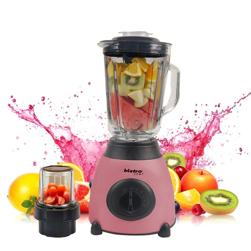 Alivio Bistro Chef 2-in-1 Pink Mixer Blender 850W Image 3