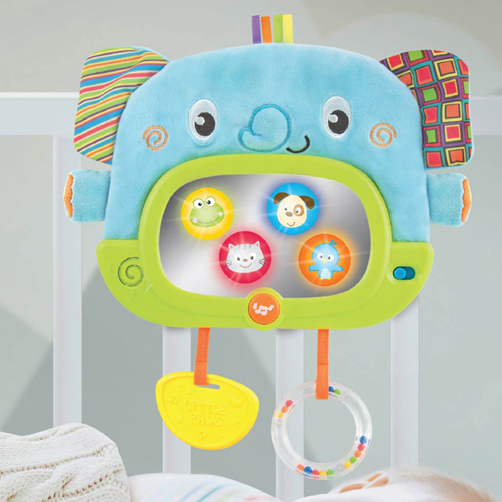 Winfun Little Pals Day N Night Semi-Soft Elephant Pal Interactive Plush Toy Image 3
