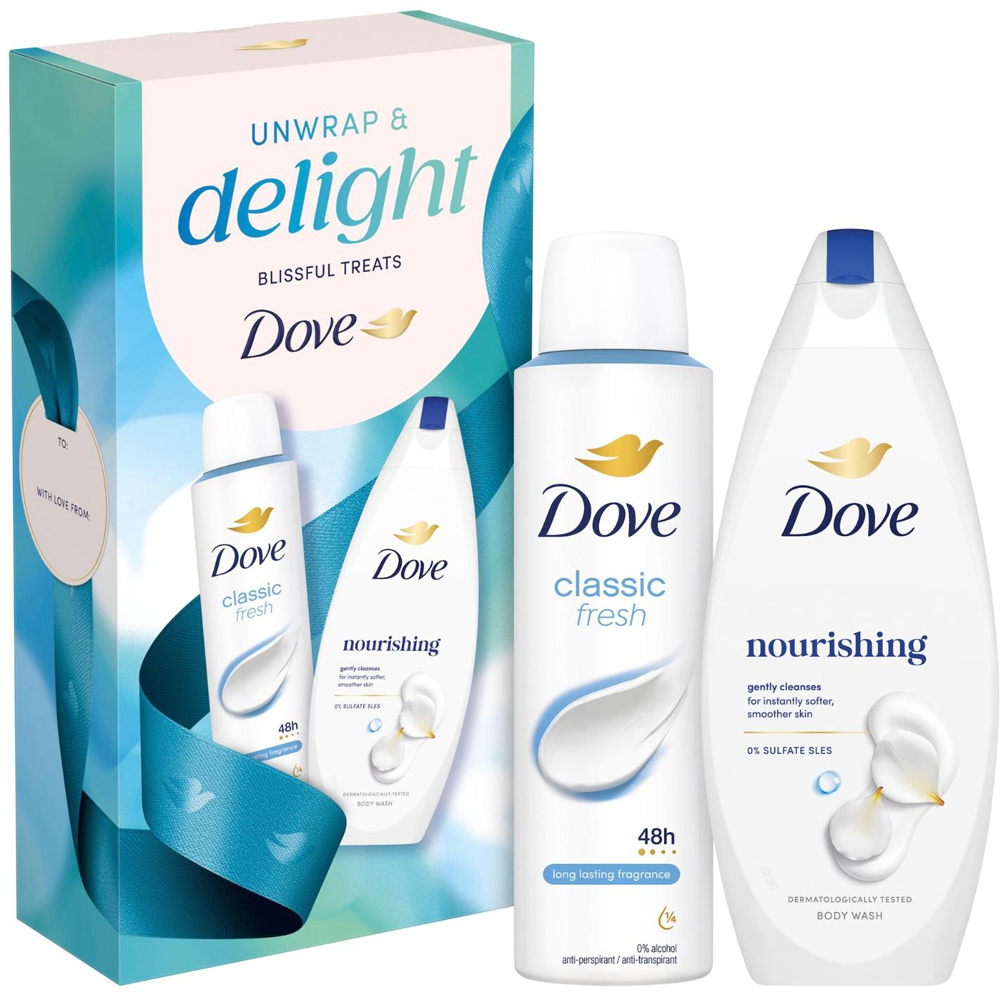 Dove Unwrap and Delight Blissful Treats Duo Gift Set 2 Piece 2 Pack Image 2