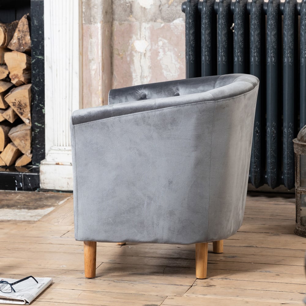 Artemis Home Clio Dark Grey Accent Chair Image 3