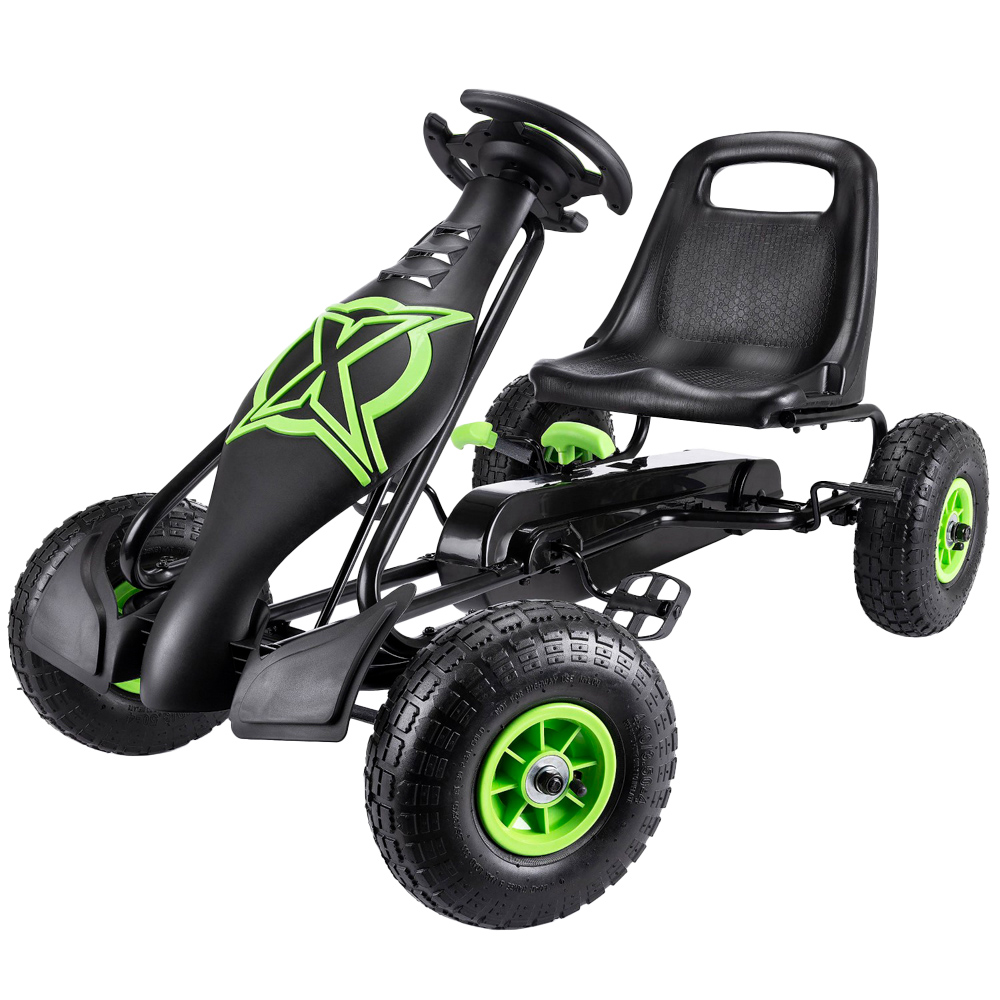 Xootz Viper Pedal Go Kart Green and Black Image 1