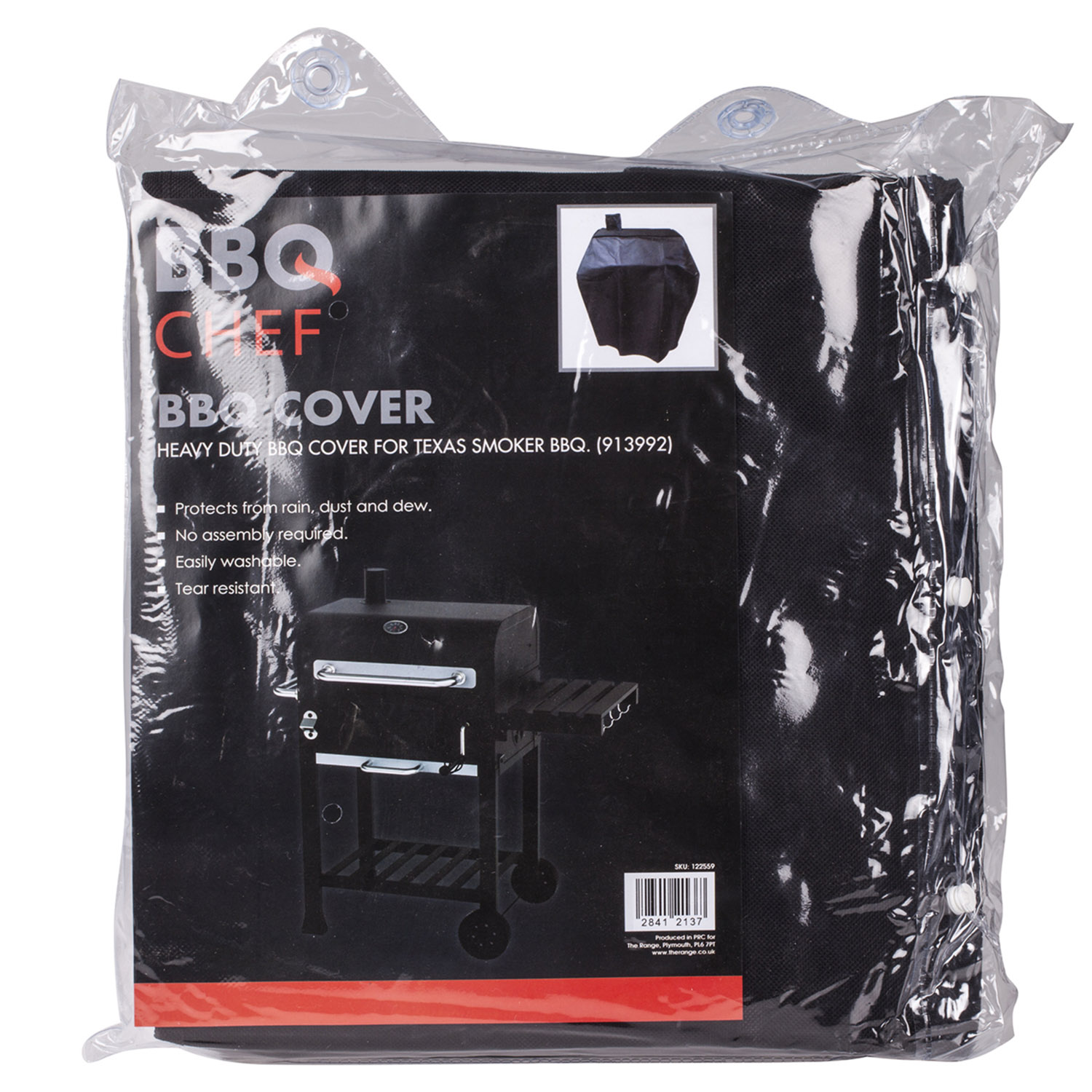 BBQ Chef Heavy Duty Cover For Texas Smoker BBQ Image