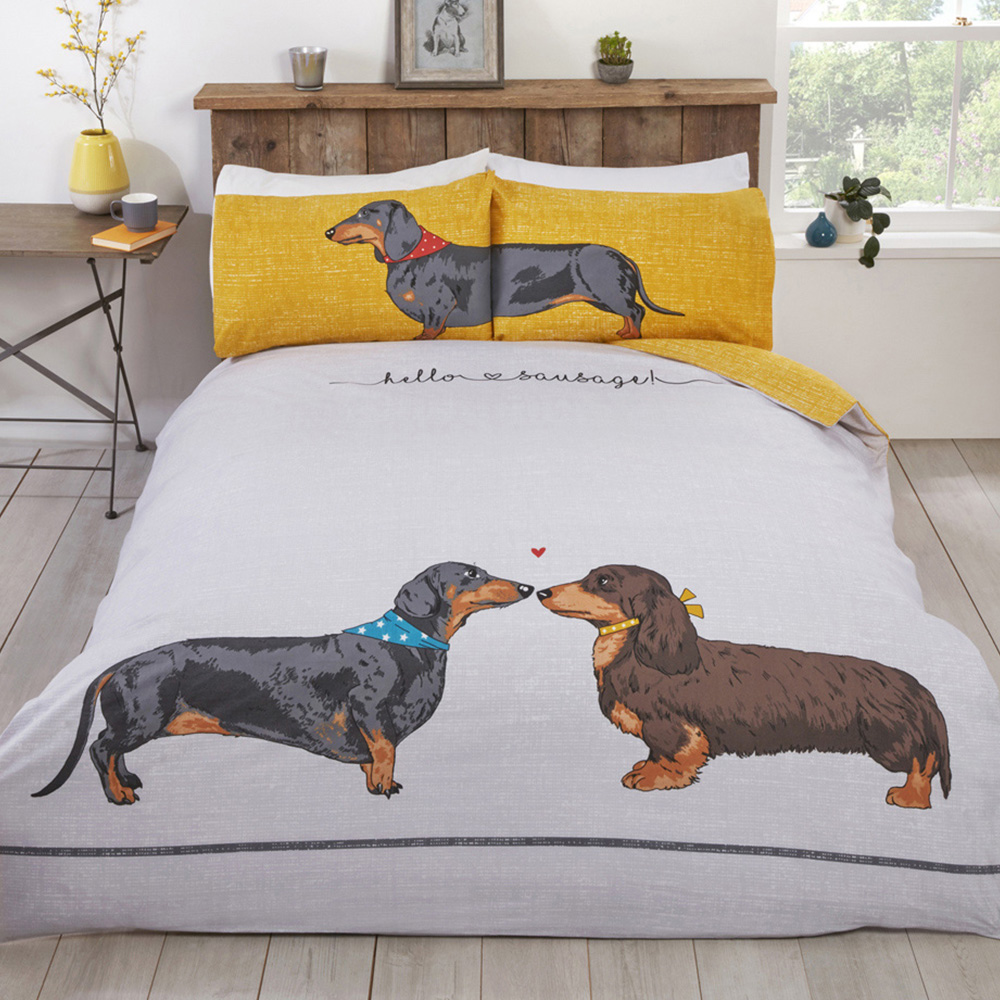 Rapport Home Hello Sausage Single Multicolour Duvet Set Image 1