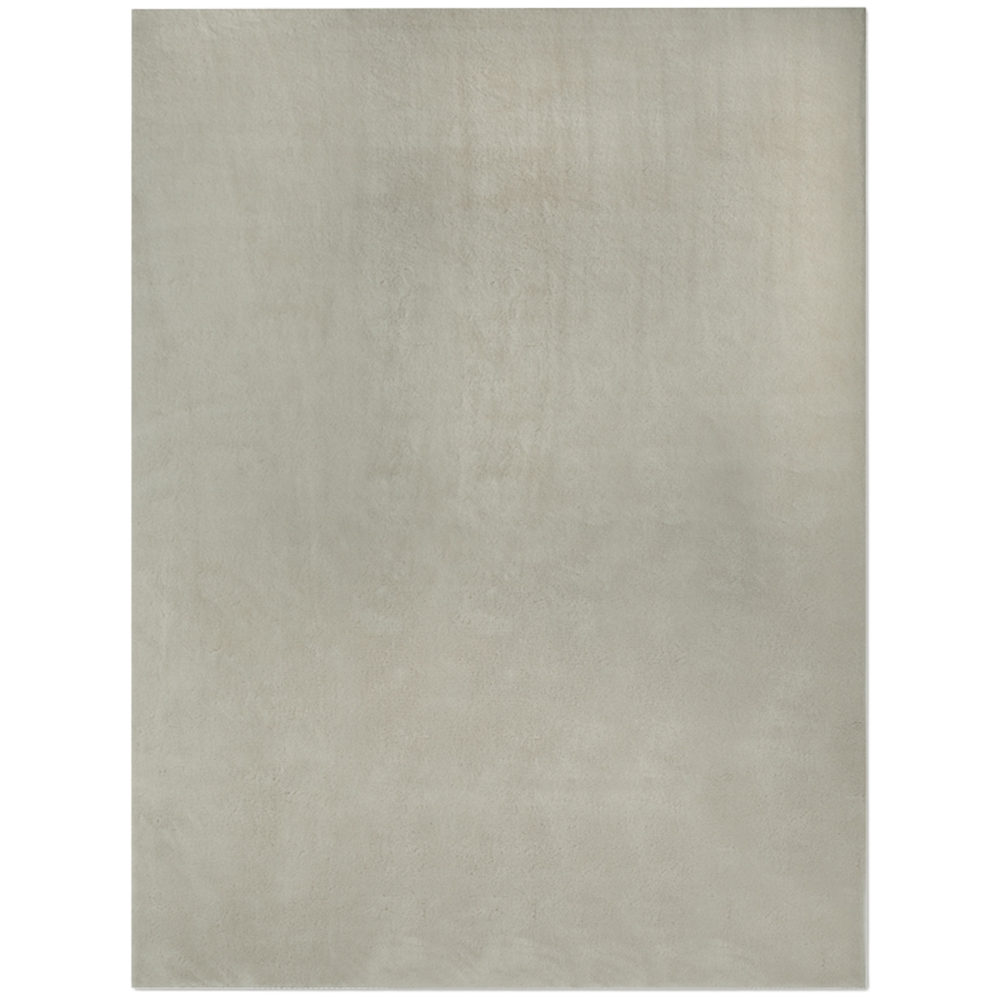 tectake Zonelle Sand Short Pile Ultra Soft Rug 200 x 140cm Image 1