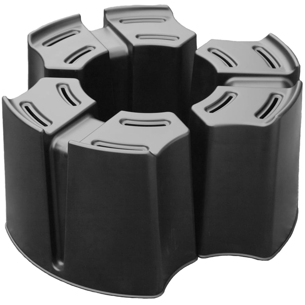 Straight PLC Black Multi Piece Water Butt Stand Image 1
