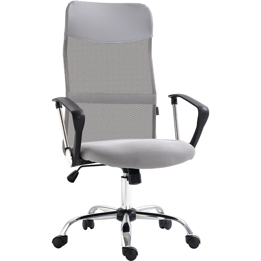 Portland Light Grey Mesh Office Chair Image 2