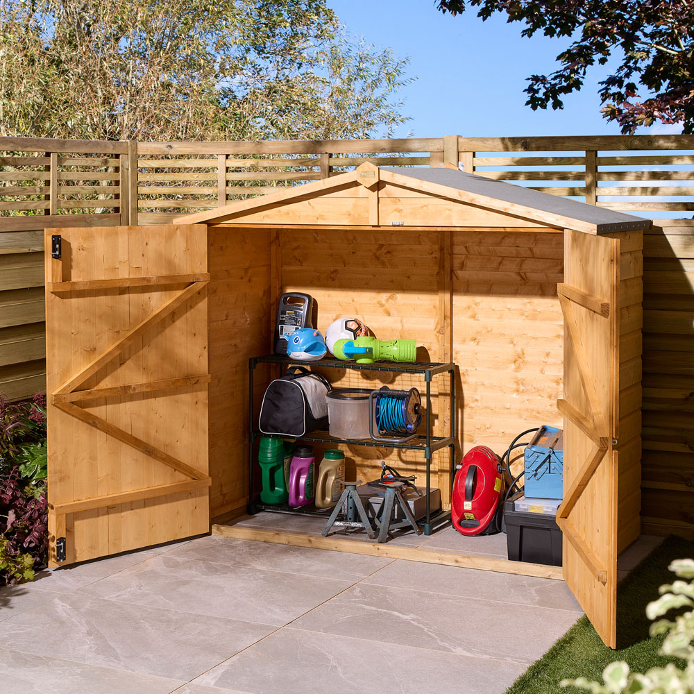 Rowlinson 5.4 x 6.1ft Shiplap Apex Wallstore Image 7