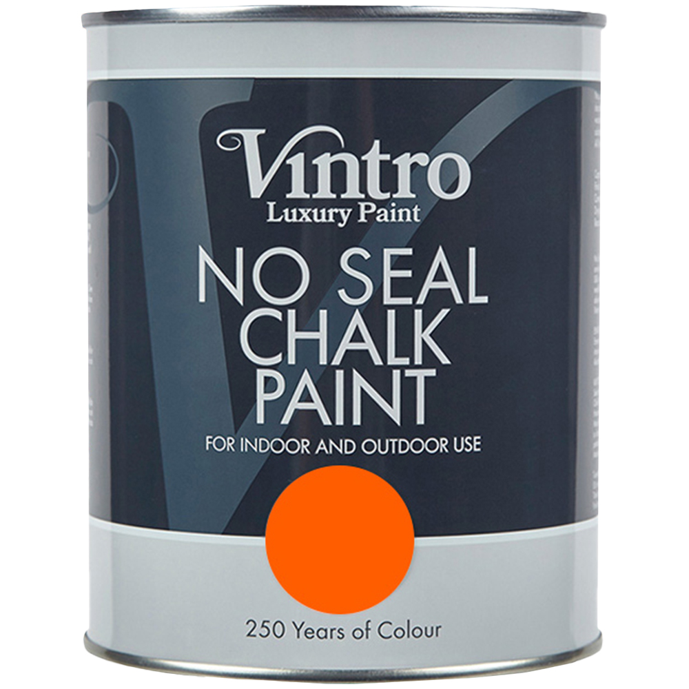 Vintro Paint Pumpkin No Seal Chalk Paint 1L Image 2